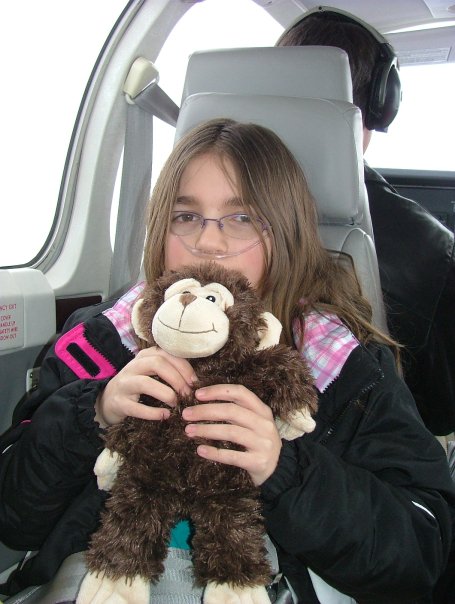 Reilly on Wiings of Mercy Flight with Jeff Ostrander.  I learned 15 ways to calm during your special needs child's emergency.