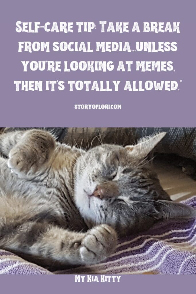 Self-Care Tip: Take a Break from Social Media - Unless You are Looking at Memes, Then it is Allowed.