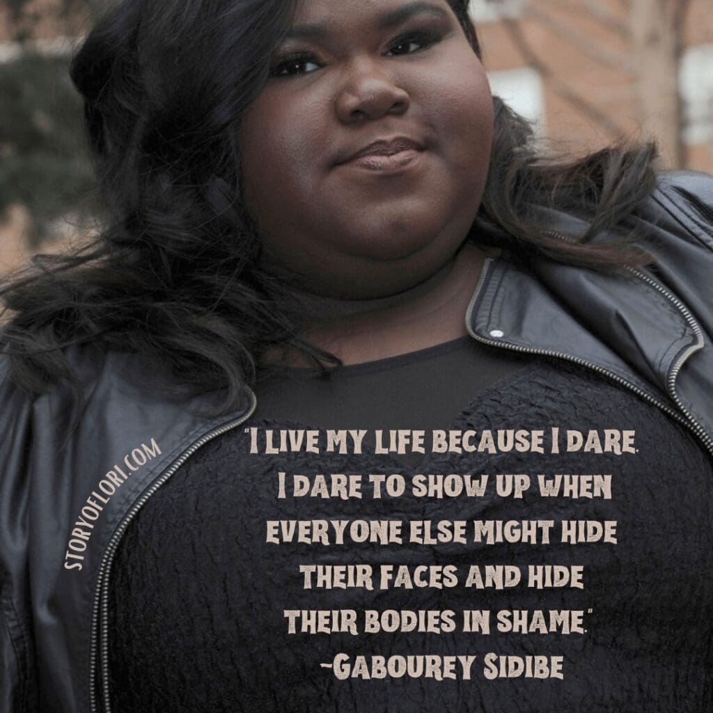 Sidibe Body Dysmorphia Quote