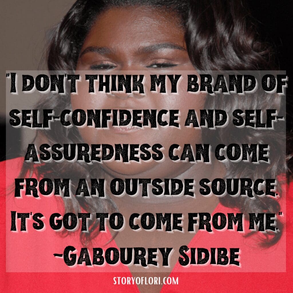 Sidibe Body Dysmorphia Quote