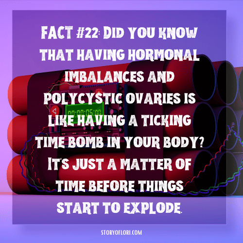 Polycystic ovaries vs. pcos facts ticking time bomb